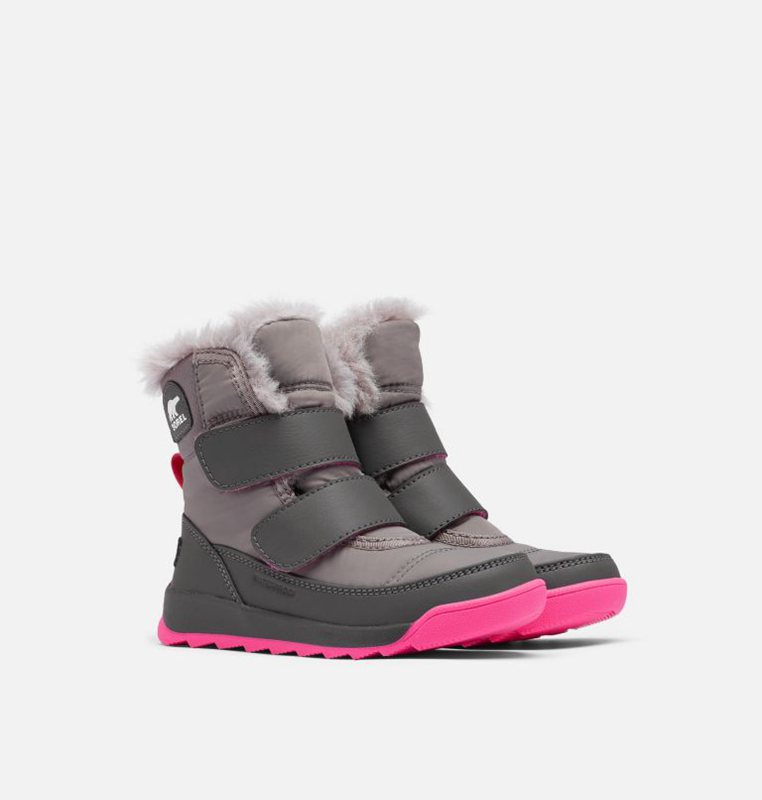 Kids Snow Boots Grey - Sorel Toddler Whitney™ II Strap - 487219-YGW